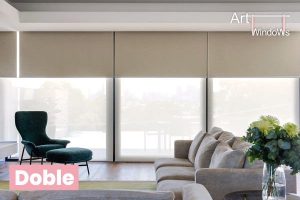 cortina roller doble